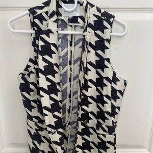 Black & White Vest Blazer